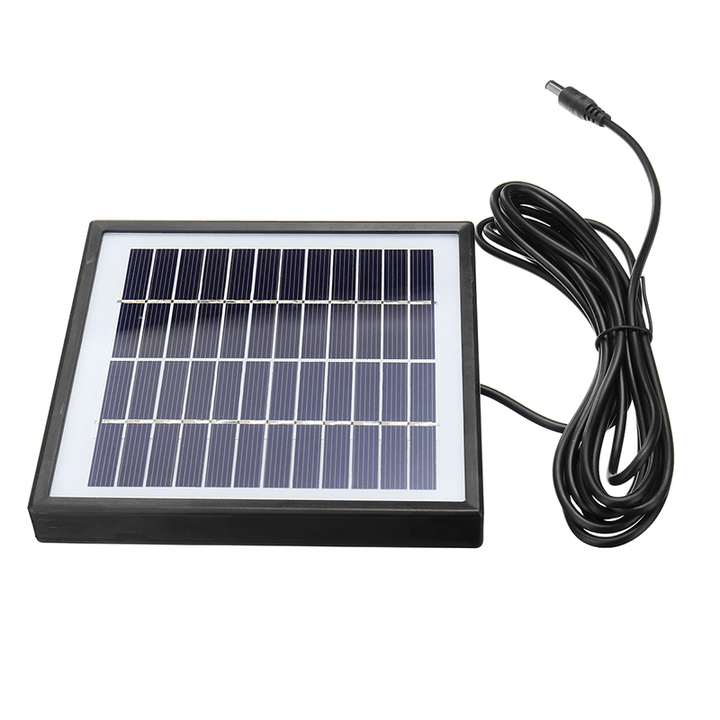 Portable 5W 12V Polysilicon Solar Panel Battery Charger for Car RV Boat W/ 3M Cable - MRSLM