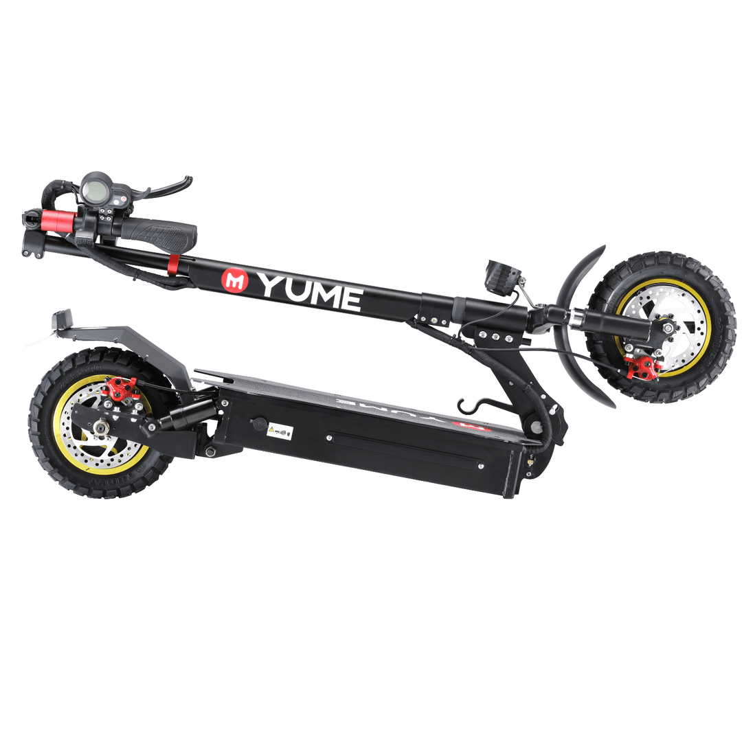 YUME S10 plus 21Ah 48V 1000W Folding Electric Scooter 45-50Km/H Top Speed 60-65Km Range Mileage Double Brake System Max Load 120Kg - MRSLM