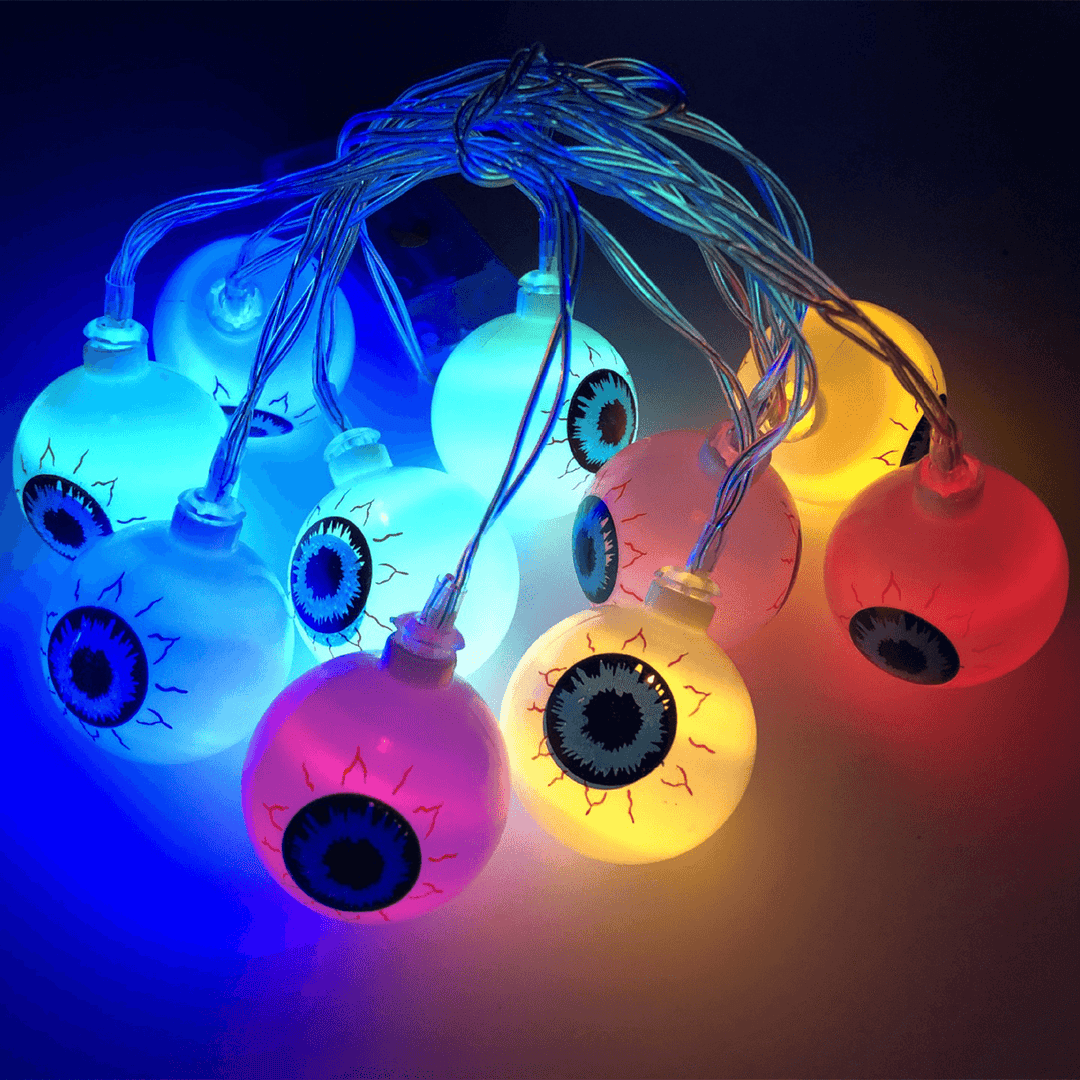 Halloween LED String Lights Decoration Lights Warm White for Halloween Home Decoration Accessorie - MRSLM