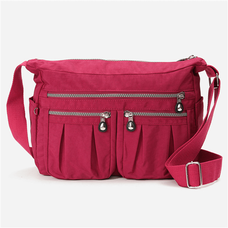 Women Nylon Light Weight Bags Casual Outdooors Waterproof Shoulderbags Crossbody Bags - MRSLM