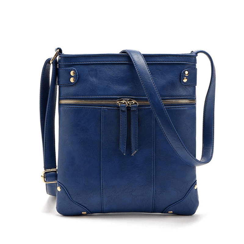 Women Vintage Messenger Bags Girls Casual Shoulder Bags Retro Crossbody Bags - MRSLM