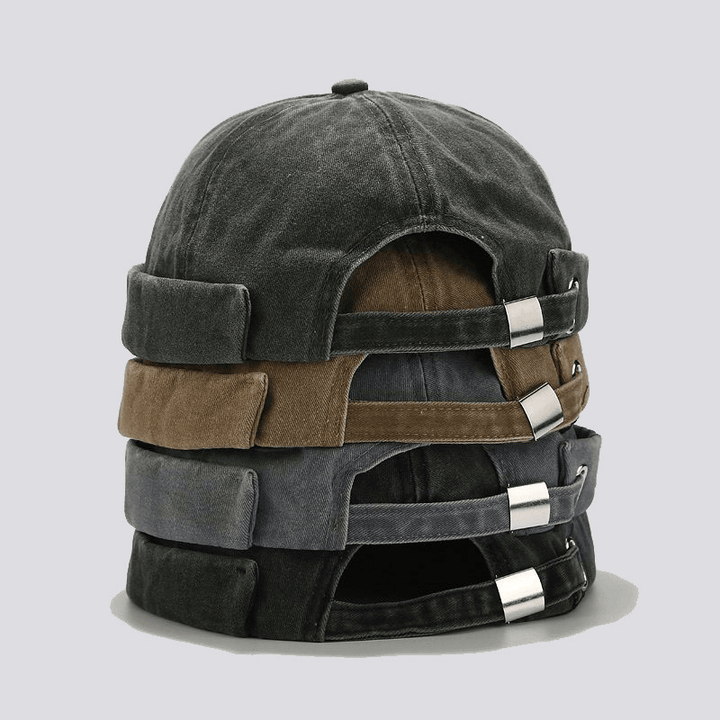 Outdoor Wild Retro Washed Melon Leather Hat - MRSLM