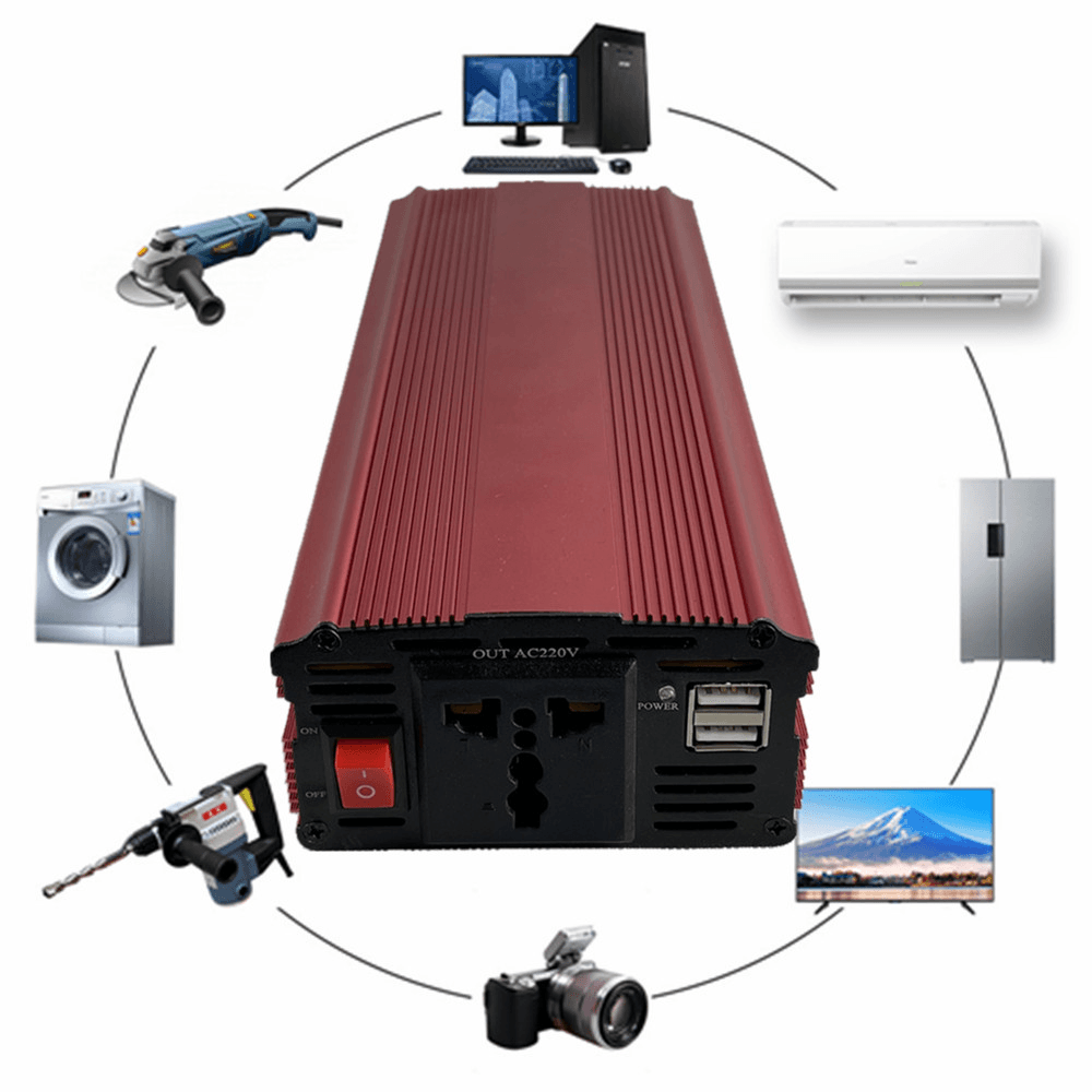 Solar Power System Inverter Kit 10A/30A/60A/100A Charge Controller 2000W Solar Inverter Set - MRSLM