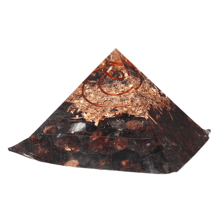 Pyramid Crystals Gemstone Meditation Yoga Energy Healing Stone Home Decoration - MRSLM