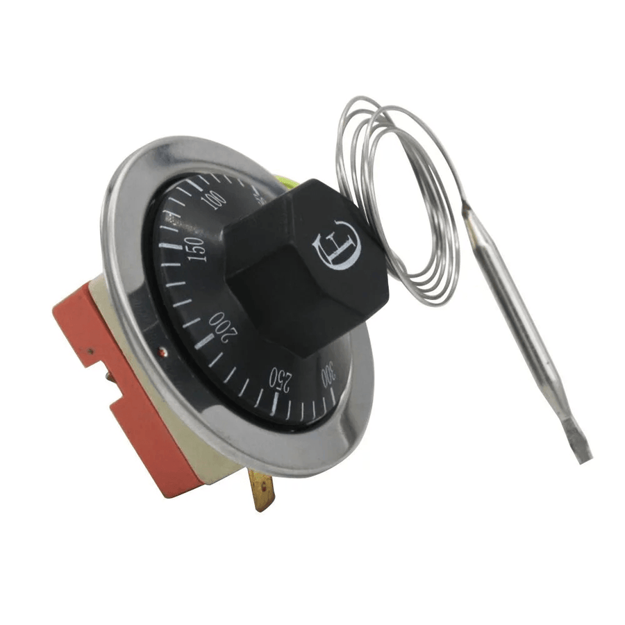 Thermostat AC220V 16A Dial Temperature Control Switch Sensor for Electric Oven 50-300C Dial Specially Designed Thermocouple - MRSLM