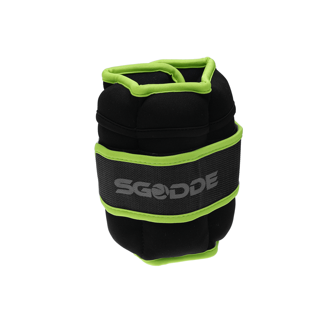 SGODDE 4/7/10LB Adjustable Ankle Weights Arm Leg Strength Training Straps Walking Running Pilates Cardio Exercises - MRSLM