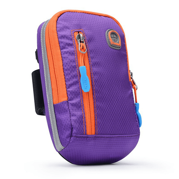 Women Nylon Waterproof Arm Bag Running Phone Bag Crossbody Bag - MRSLM