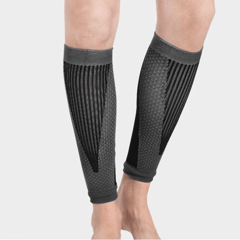 Mens Football Basketball Breathable Calf Compression Sleeve - MRSLM