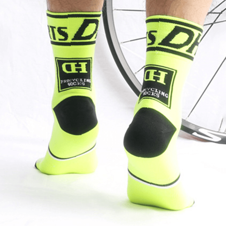 DH Sports Mens Womens Cycling Cushion Crew Sock - MRSLM