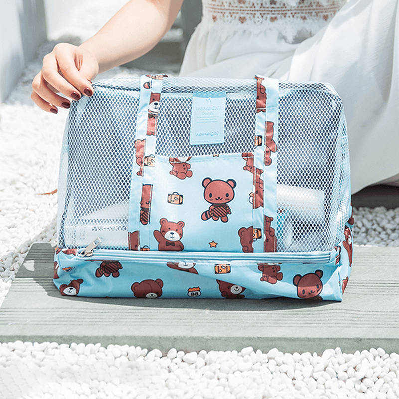 Women Waterproof Animal Pattern Cute Travel Bag Designer Shoulder Bag - MRSLM