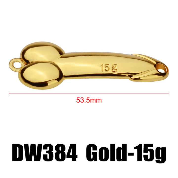 Zanlure DW384 1Pc 5G 15G 35G 50G Metal DD Spinner Spoon Lure Fishing Lure Freshwater Sea Fishing - MRSLM