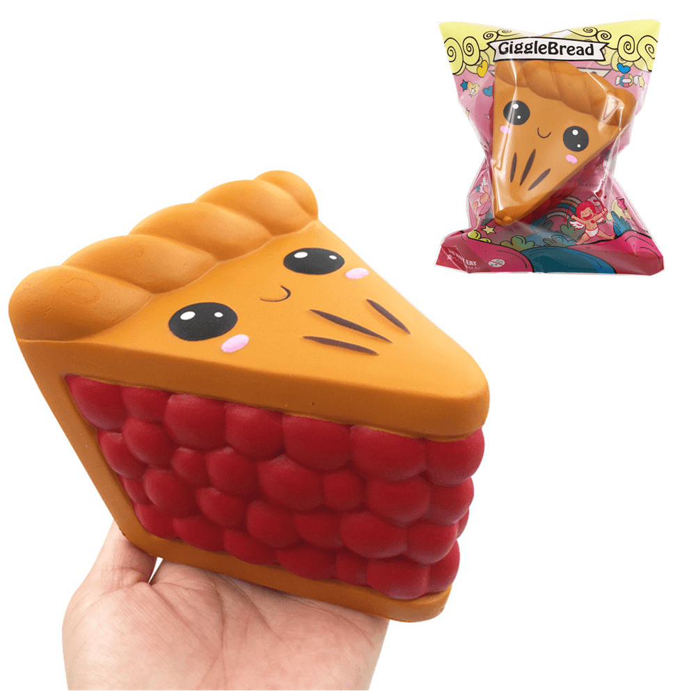 Gigglebread Sandwich Pizza Squishy 11*11.5*9.5CM Licensed Slow Rising with Packaging Collection Gift - MRSLM