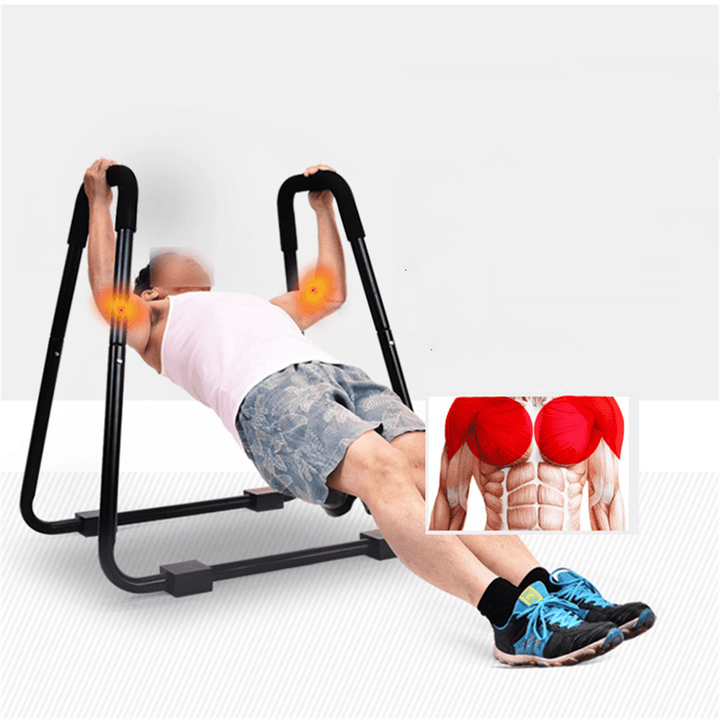 Max Load 250KG Dip Bar Pull up Stand Chin-Up Upper Body Gym Sport Fitness Equipment Exercise Tools - MRSLM