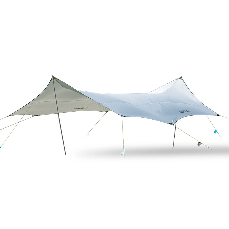 Naturehike UPF50+ Outdoor Camping Tent Sun Shelter 8-10 Person Super Big Sunshade Projected 20㎡ Waterproof Tent - MRSLM