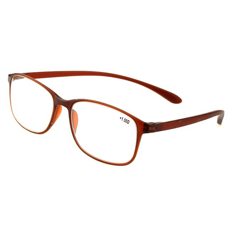 Men Women TR90 Flexible Reading Glasses Ultra-Light Pressure Reduce Eyeglass - MRSLM