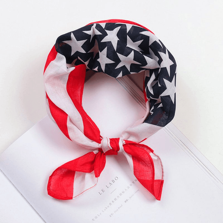 American Flowy Square Scarf Riding Sweat Mask - MRSLM