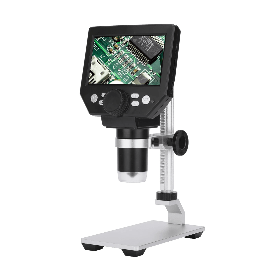 MUSTOOL G1000 Portable 1-1000X HD 8MP Digital Microscope 4.3" Electronic HD Video Microscopes Borescope Magnifier Camera Mobile Phone Repair Microscope - MRSLM