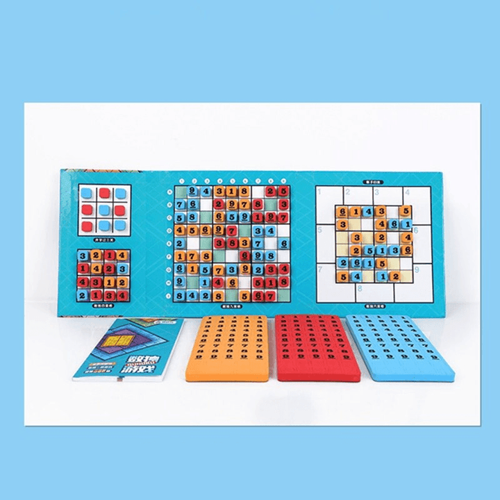 Magnetic Children''S Jiugongge Intelligence Sudoku Game Chessboard Number Beginner Primary School Students Training Thinking Puzzle Toys - MRSLM