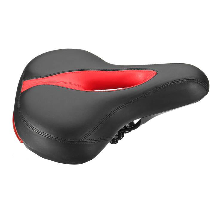 BIKIGHT LED Bike Seat Safety Taillight Breathable Shockproof Cycling Saddle Seat Cushion - MRSLM