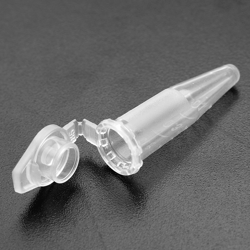 100Pcs 0.5Ml Centrifuge Tube Clear Polypropylene Graduated EP Tube Anticoagulation - MRSLM