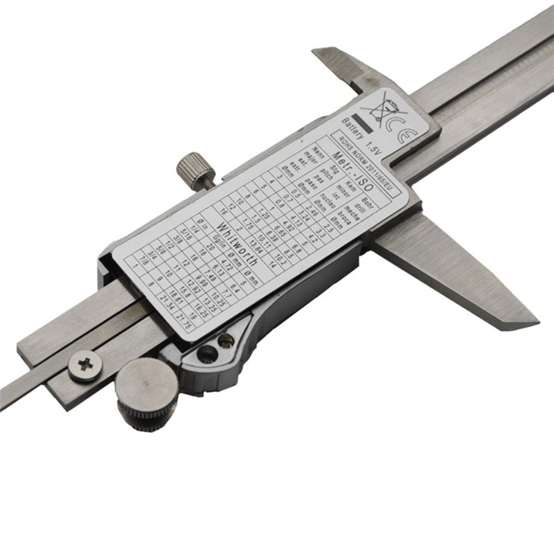 Stainless Steel Digital Metal Fraction Caliper 150Mm Fraction /Mm/ Inch High Precision Large LCD Display Vernier Caliper - MRSLM