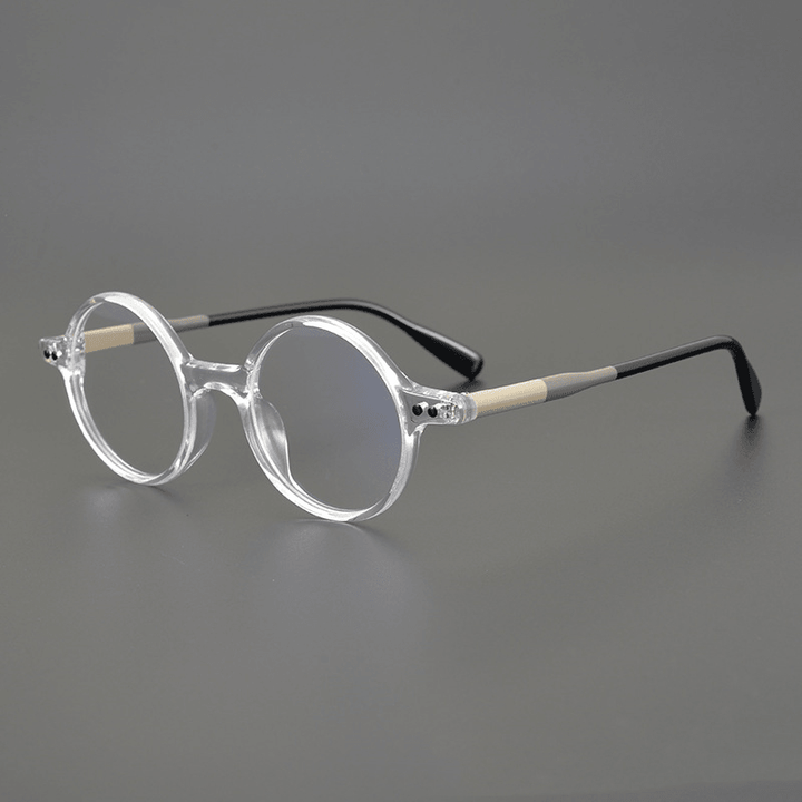 Japanese Handmade Color Matching Acetate Retro Glasses - MRSLM