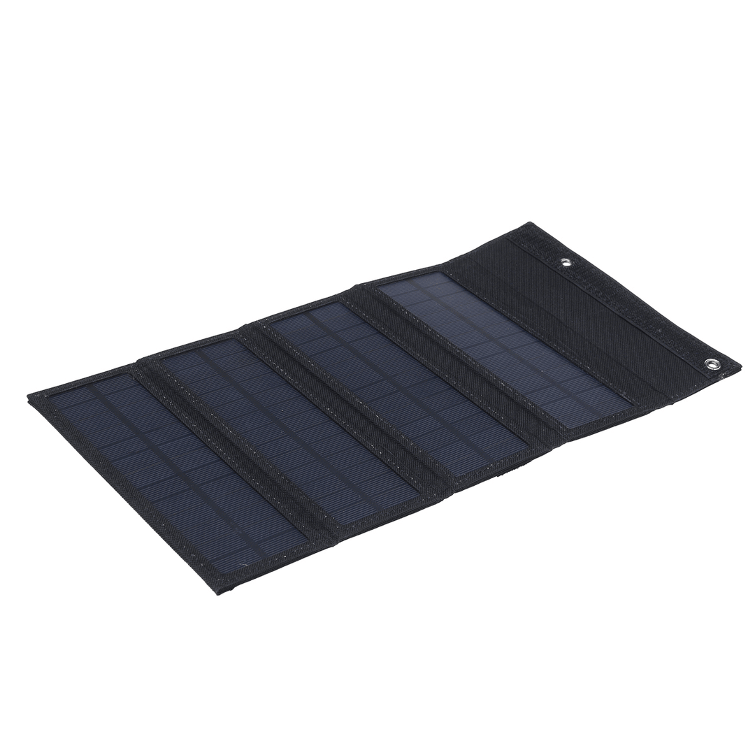 Waterproof 30W 6V Solar Panel Bank Folding Solar Power Bank Charger Power USB Port W/ 10In1 USB Cable - MRSLM