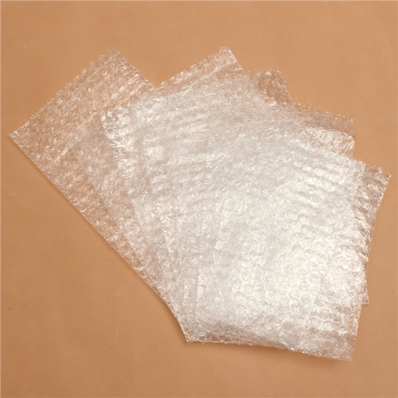 20Pcs Clear Shakeproof Recyclable Small Packing Pouches Poly Bubble Wrap Bags - MRSLM