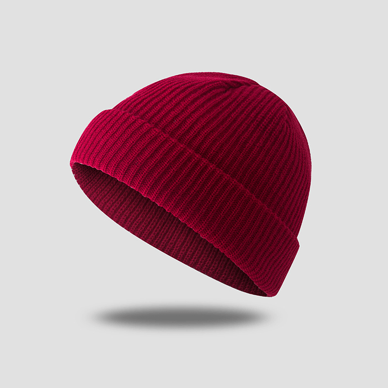 Retro Dome Warm Short Woolen Toe Hat - MRSLM