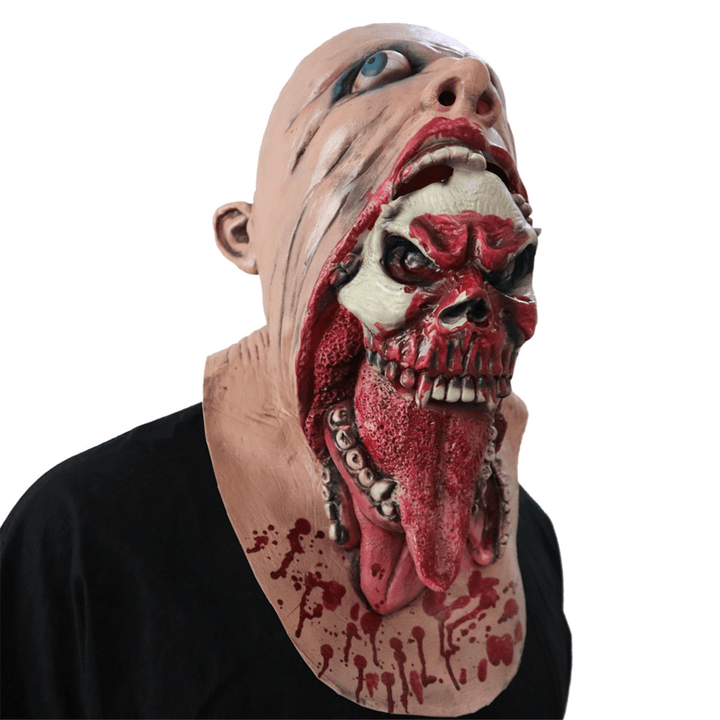 Halloween Adult Sloth Deluxe Latex Mask Scary Costume Fancy Mask Zombie Mask Decoration Props - MRSLM