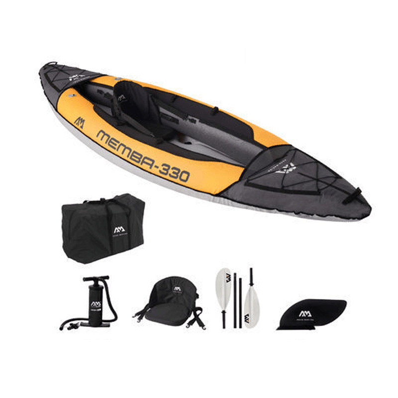 Aqua Marina Inflatable Speed Boat Fishing Single Double Kayak Inflatable Upright Fast Drifting Surfing Racing Rubber Boat Water Tools - MRSLM