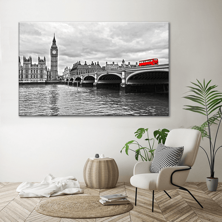 City Modern Canvas London Scenery Print Paintings Wall Art Picture Decor Unframed - MRSLM