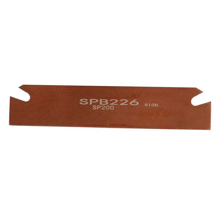 SPB26-2 26Mm X 2Mm Grooving Cut-Off Cutter Holder for SP200 Carbide Inserts Turning Tool - MRSLM