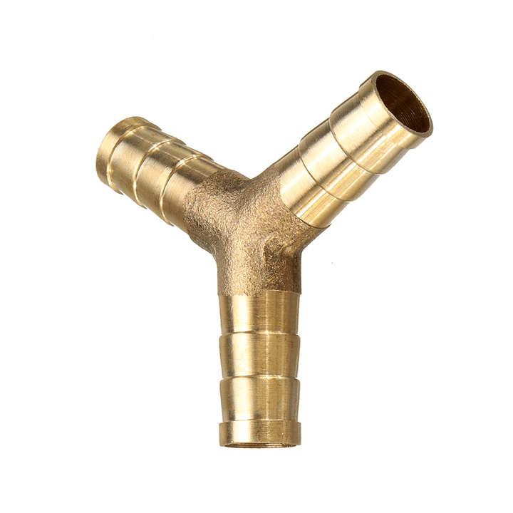 Pagoda Adapter Brass Barb Y Shape 3 Ways Pipes Fitting 6/8/10/12Mm Pneumatic Component Hose Coupler - MRSLM