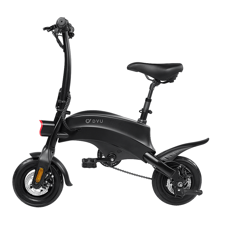 DYU S2 350W 10Ah 36V 10In Folding Moped Bicycle 25Km/H Top Speed 40Km Max Mileage Electric Bike City E Bike - MRSLM