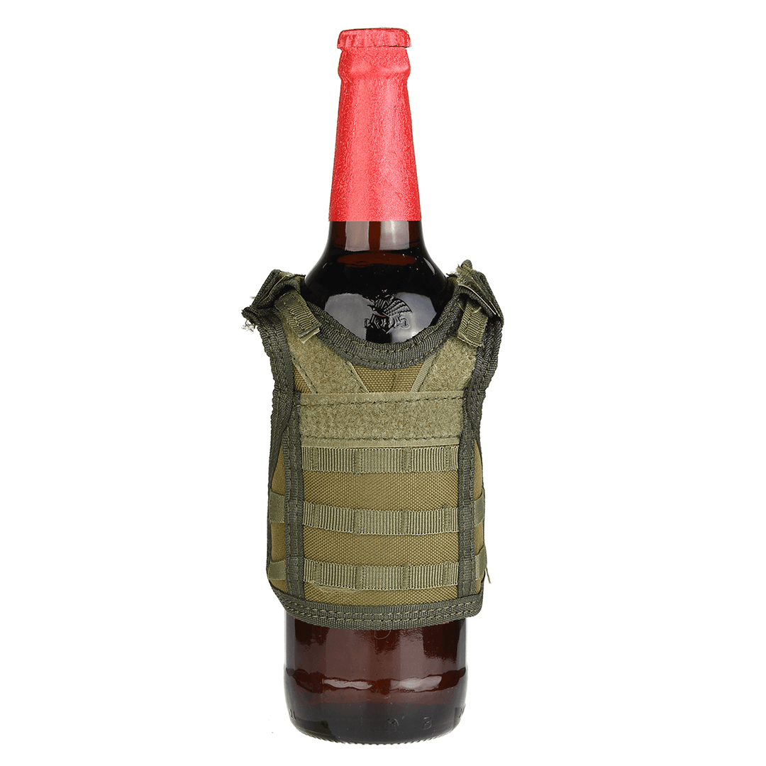 Beverage Insulator Tactical Vest Beer Cooler Holder Travel Camping Portable Can Cooler - MRSLM