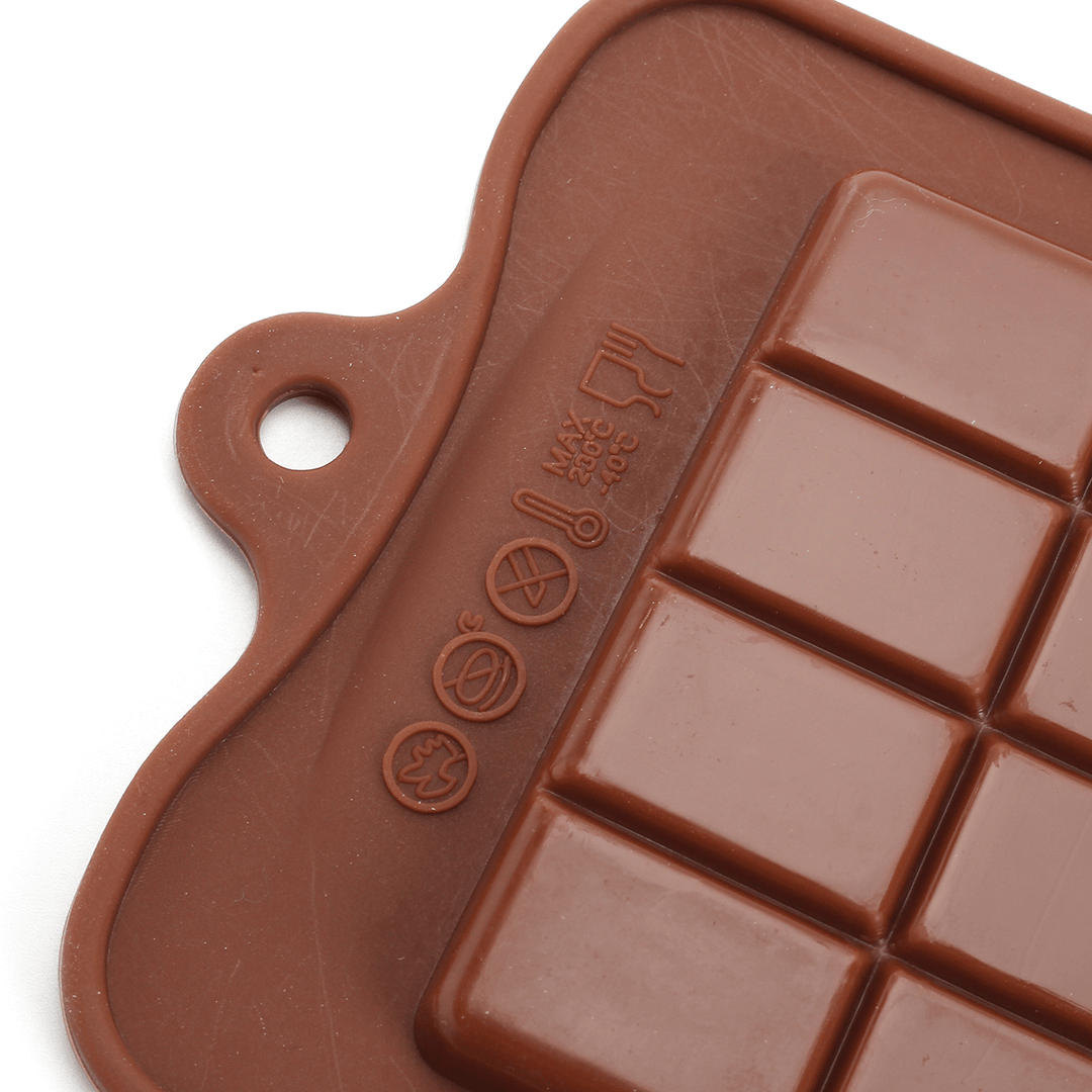 Chocolate Mold Mould Bar Break Apart Choc Block Ice Tray Silicone Cake Baking Mold - MRSLM