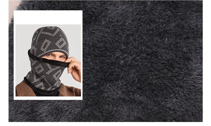 Hedging Hat with Thick Square Pattern to Keep Warm - MRSLM