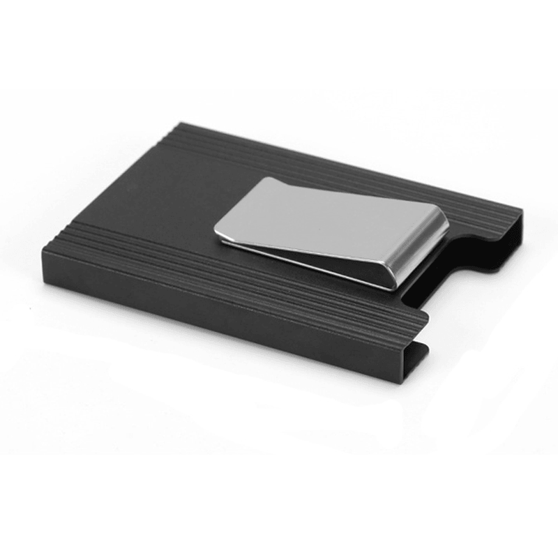 Ipree® Aluminum Alloy Card Holder Credit Card Case ID Card Box Metal Wallet Men Clip Business Travel - MRSLM