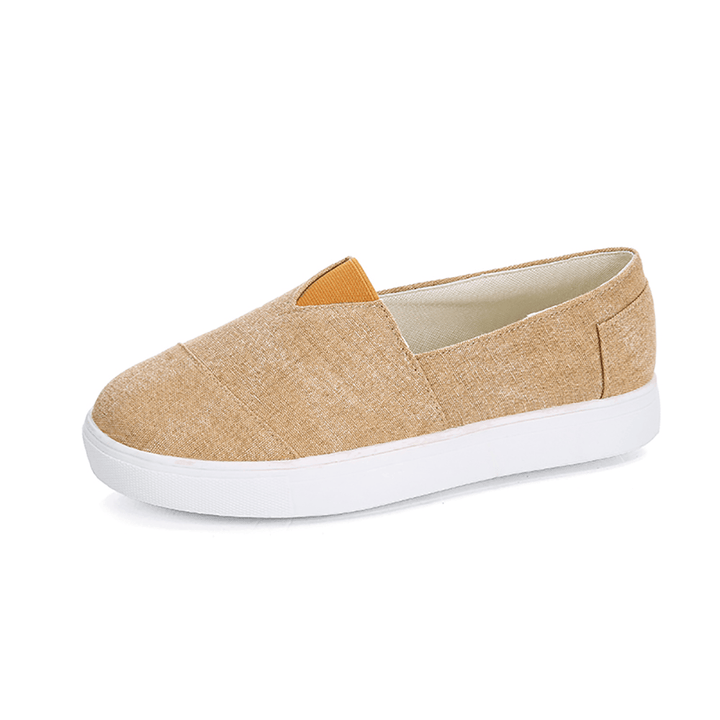 Solid Color Slip on Loafers - MRSLM