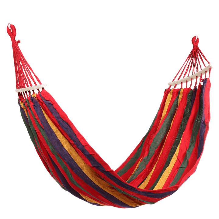 Canvas Camping Hammock Swing Hanging Bed Outdoor Garden Travel - MRSLM