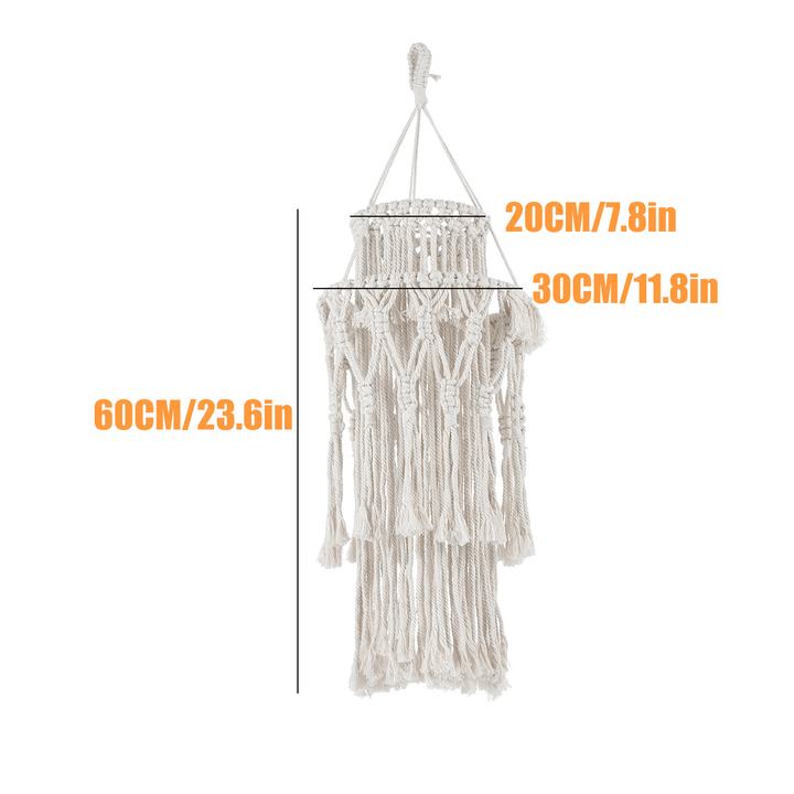 30X60Cm 2-Tier Lampshade Ceiling Light Cover Home Pendant Lamp Chandelier Lamp Shade - MRSLM