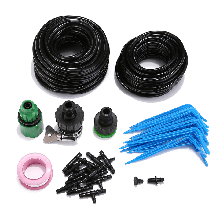 37PCS Automatic Micro-Drip Irrigation System 10M 8M Garden Irrigation Spray Self Watering Kits - MRSLM