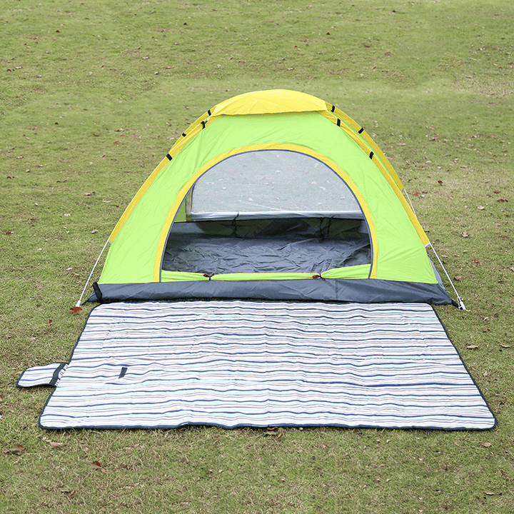 Outdoor Double 2 Persons Camping Tent Automatic Single Layer Beach Sunshade Canopy - MRSLM