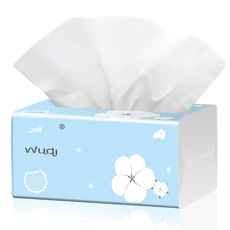 WUDI 30 Packs Natural Wood Facial Tissue Advanced Soft & Strong Cleaning Baby Camping Meal Toilet Paper Box - MRSLM