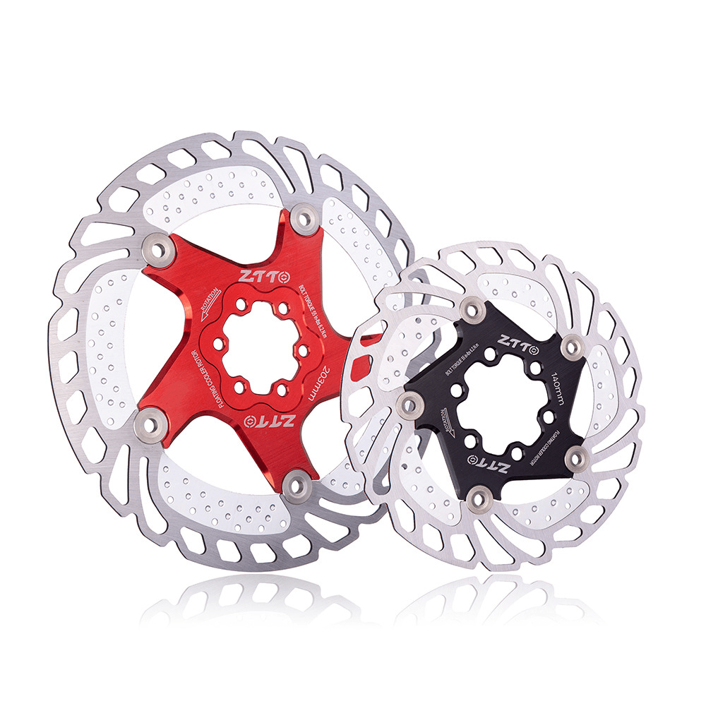 ZTTO 140/160/180/203Mm Aluminum Alloy Steel Metal Heat Dissipation Six Spike Disks Bicycle Floating Discs Mountain Bike Floating Discs - MRSLM