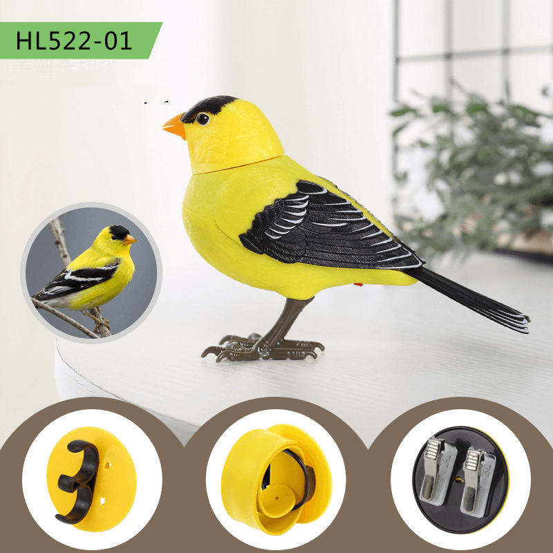 The Simulation Electric Singing Bird Toy Will Call and Move - MRSLM