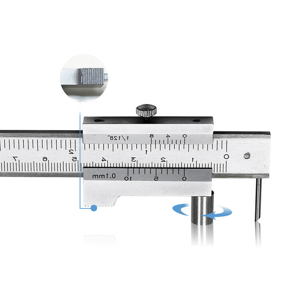 0-200Mm Marking Vernier Caliper with Carbide Scriber Parallel Marking Gauging Ruler Measuring Instrument Tool - MRSLM