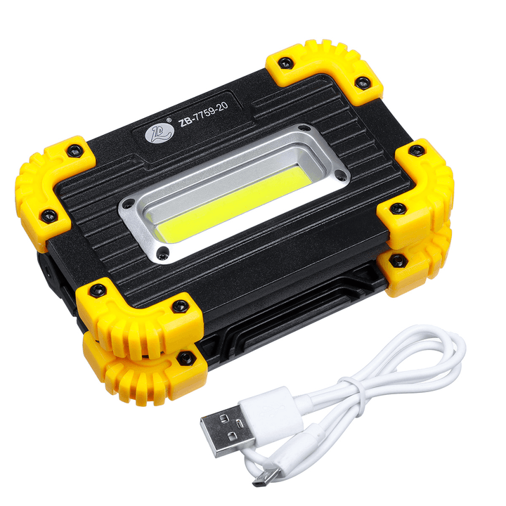 50W COB Work Light USB Charging 3 Modes Camping Light Floodlight Emergency Lamp Outdoor Travel - MRSLM