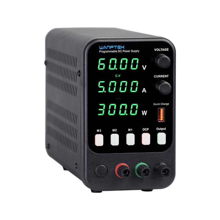 WANPTEK APS605H 60V 5A Adjustable DC Power Supply 4 Digits LED Display Switching Regulated Power Supply - MRSLM